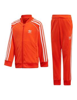 Chandal-Adidas-Niño-DV2855-Naranja