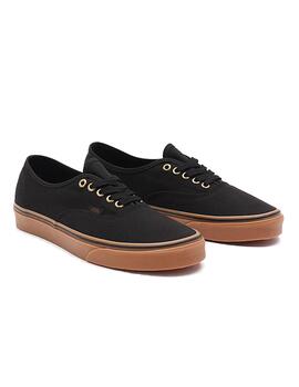 Zapatilla Hombre Vans Gum Authentic Negro Marrón