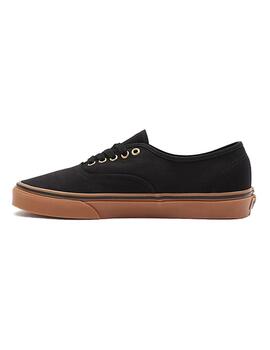 Zapatilla Hombre Vans Gum Authentic Negro Marrón