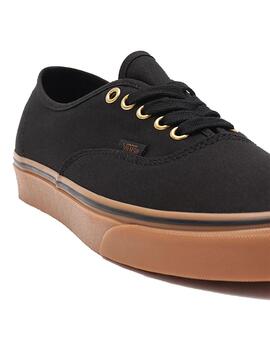 Zapatilla Hombre Vans Gum Authentic Negro Marrón