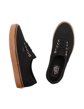 Zapatilla Hombre Vans Gum Authentic Negro Marrón