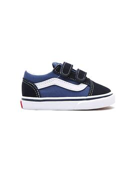 Zapatilla Baby Vans Old Skool V Azul