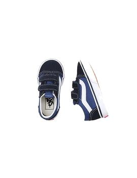 Zapatilla Baby Vans Old Skool V Azul