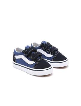 Zapatilla Baby Vans Old Skool V Azul