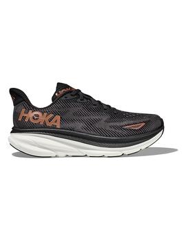 Zapatilla Mujer Hoka Clifton 9 Negro