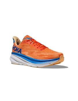 Zapatilla Hombre Hoka Clifton 9 Naranja