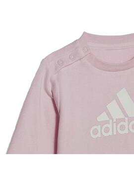 Chandal Baby adidas Bos Logo Rosa