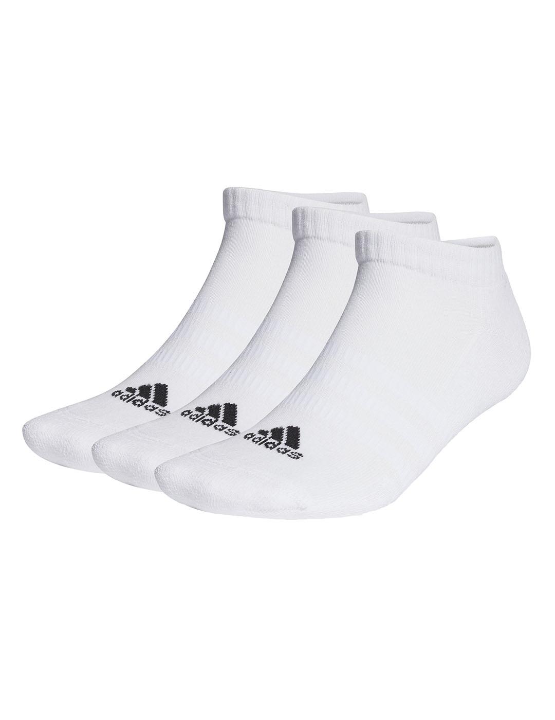 Calcetines altos Adidas Solid Crew Blancos