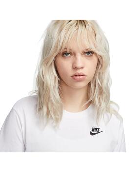 Camiseta Mujer Nike Nsw Club Blanca