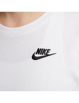 Camiseta Mujer Nike Nsw Club Blanca