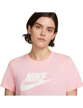 Camiseta Mujer Nike Essntl Rosa