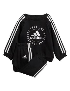 Chandal adidas 3S Jogg Niño Negro