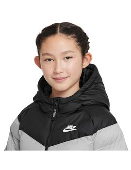 Cazadora Niñ@ Nike Nsw Synfl Gris Negra