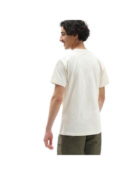 Camiseta Hombre Vans Woven Patch Pocke Blanc Crudo