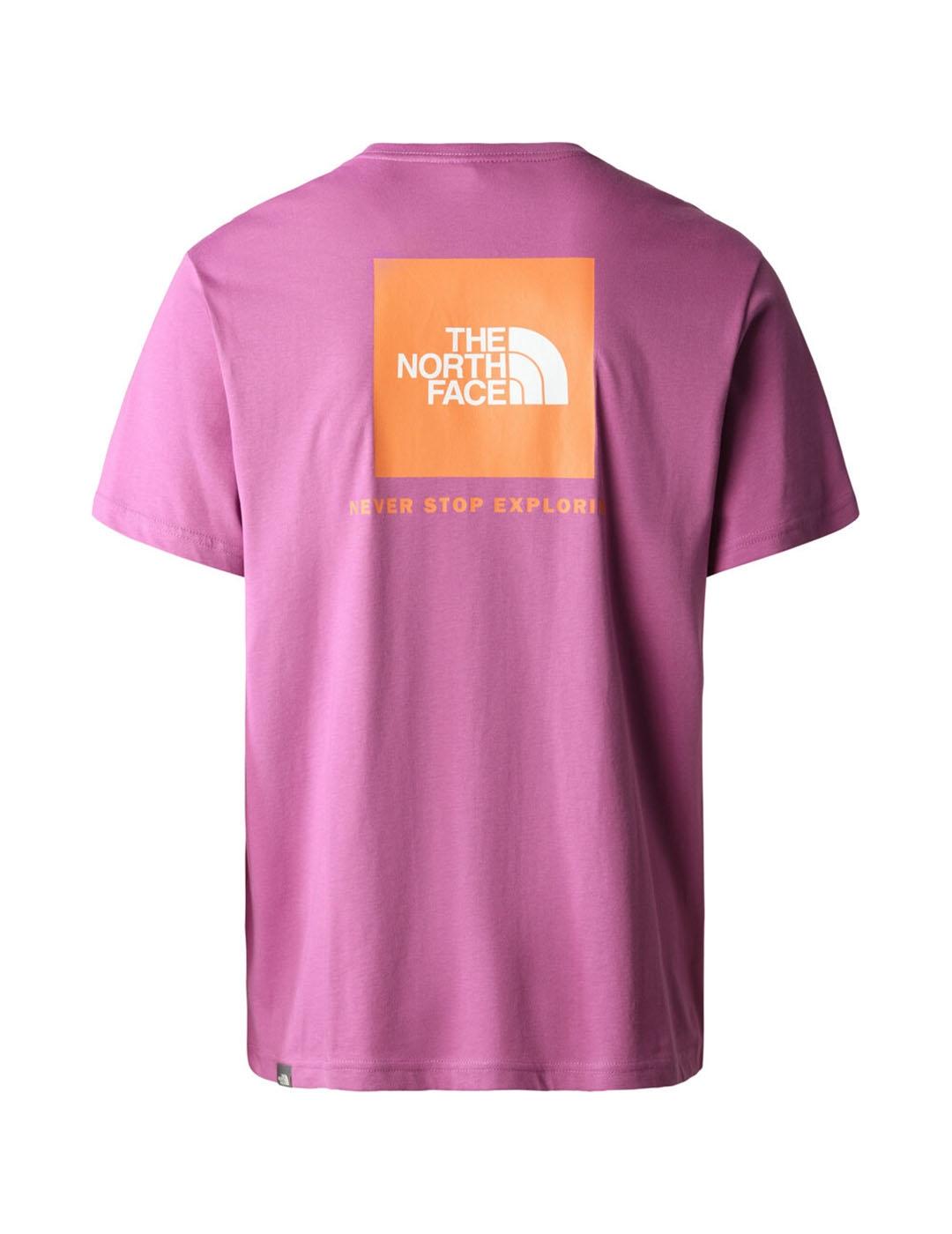 Camiseta Hombre The North Face Red Box Morado