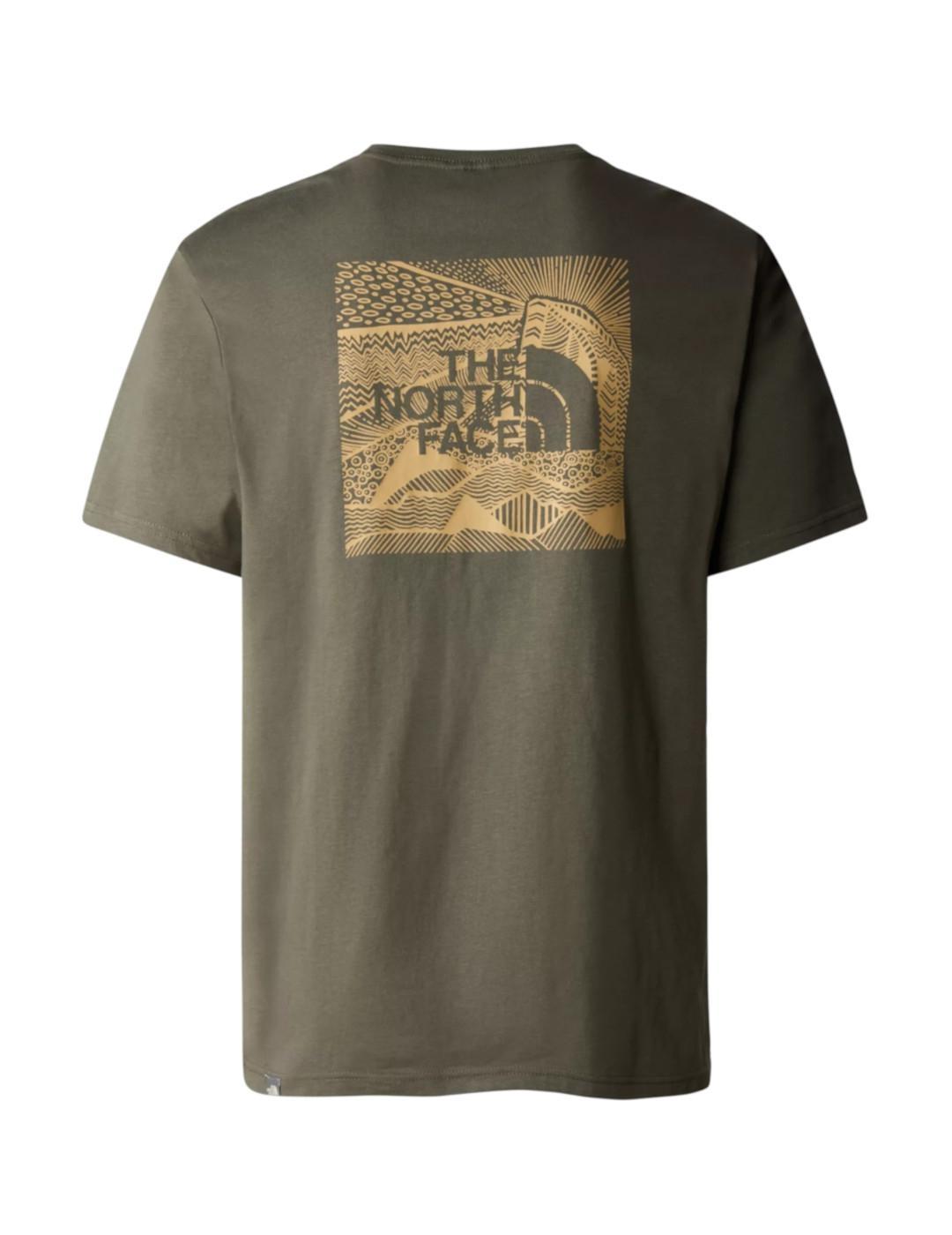 Camiseta Hombre THe North Face Red Box Celebration Verde