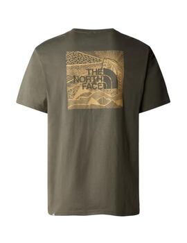 Camiseta Hombre THe North Face Red Box Celebration Verde