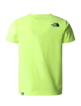 Camiseta Niño The North Face Red Box Fluor