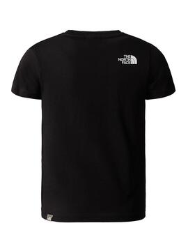 Camiseta Niño The North Face Red Box Negra