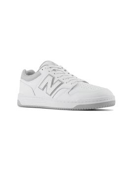 Zapatilla Unisex New Balance 480 Blanca Gris