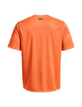 Camiseta Hombre Under Amour Tech Vent Naranja