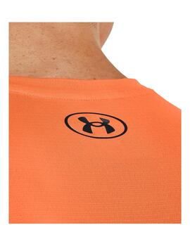 Camiseta Hombre Under Amour Tech Vent Naranja