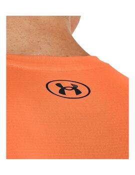 Camiseta Hombre Under Amour Tech Vent Naranja