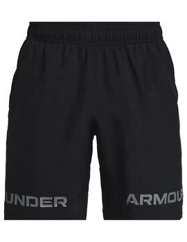 Pantalon Hombre Under Armour Woven Graphic Wordmark Negro