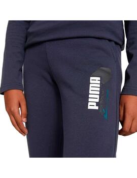 Pantalon Niño Puma Alpha Marino