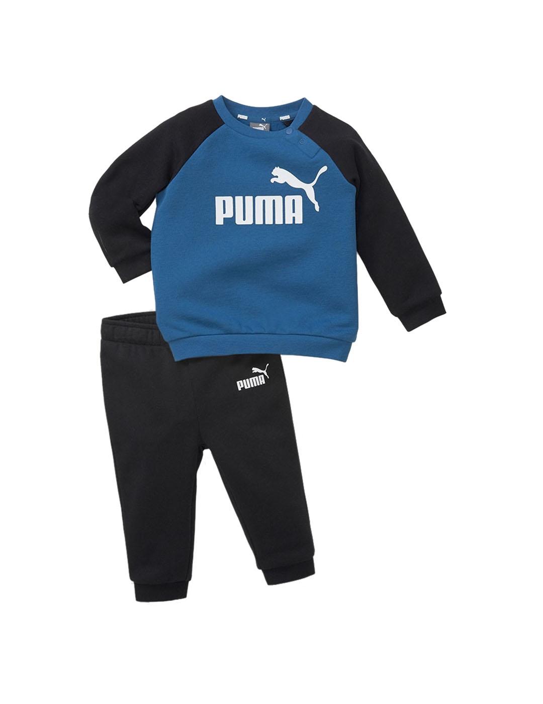 Chandal Niño Puma Minicats Azul Negro