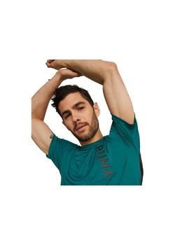 Camiseta Hombre Puma Fit Verde