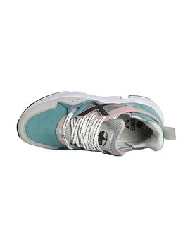 Zapatilla Mujer Munich Clik Women 42 Gris Verde