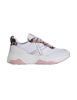 Zapatilla Mujer Munich Wave 127 Blanc Rosa Print