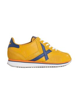 Zapatilla Hombre Munich Sapporo 163 Mostaza Azul