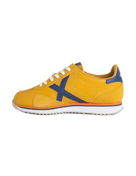 Zapatilla Hombre Munich Sapporo 163 Mostaza Azul