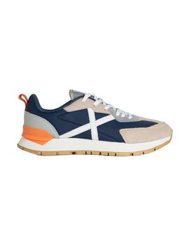 Zapatilla Hombre Munich Versatile 03 Azul Beige