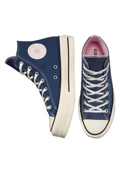 Zapatilla Mujer Converse Ctas Denim Plataforma Azul