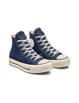 Zapatilla Mujer Converse Ctas Denim Plataforma Azul