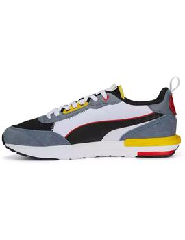 Zapatilla Hombre Puma R22 Blanca Gris