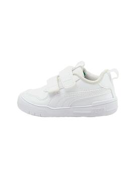 Zapatilla Niñ@ Puma Multiflex Blanca