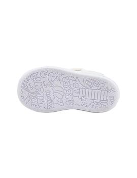 Zapatilla Niñ@ Puma Multiflex Blanca