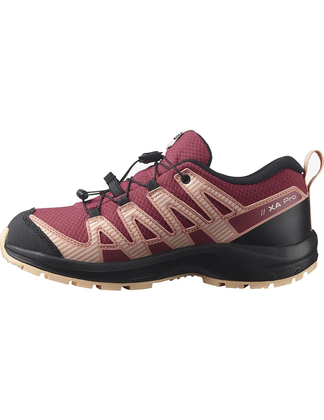 Zapatilla Junior Salomon XA PRO V8 Rosa