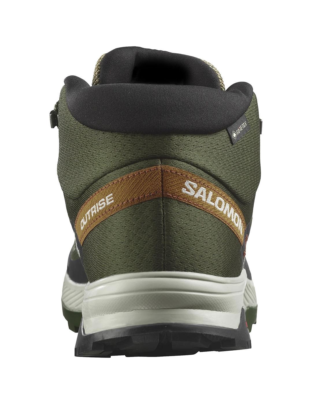 SALOMON Zapatilla Hombre Outrise Mid Gtx Negro Salomon