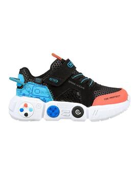 Zapatilla Baby Skechers Gametronix Multicolor