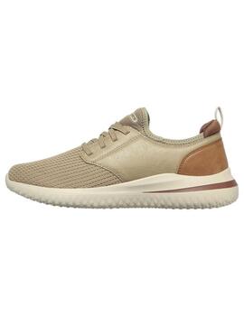 Zapatilla Hombre Skechers Delson 3.0 Beige