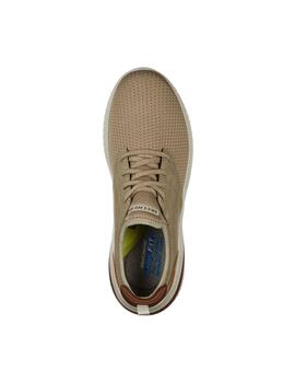 Zapatilla Hombre Skechers Delson 3.0 Beige