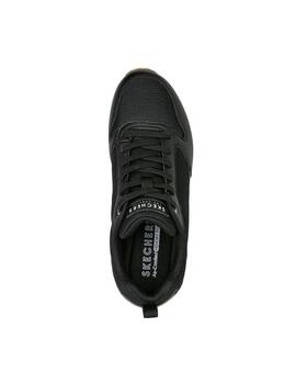 Zapatilla Mujer Skechers Uno Inside Negro