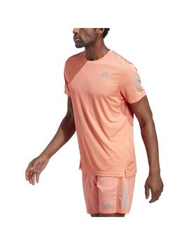 Camiseta Hombre adidas Own The Run Naranja