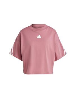 Camiseta Mujer adidas Fi 3S Rosa