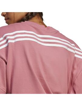 Camiseta Mujer adidas Fi 3S Rosa